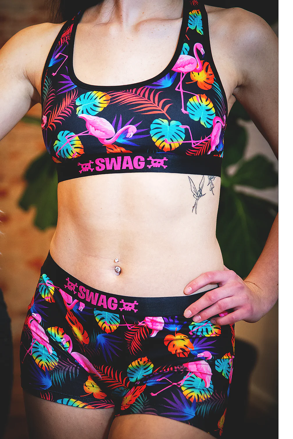 SWAG - SECONDS - Women's Flamingo Soft Bra - Image 3
